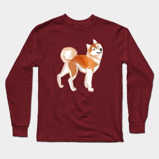 Japanese Akita Inu Long Sleeve T-Shirt